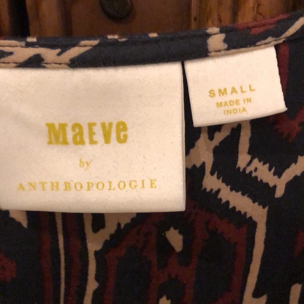 Anthropologie Maeve Veda Embroidered Blouse - Picture 12 of 13